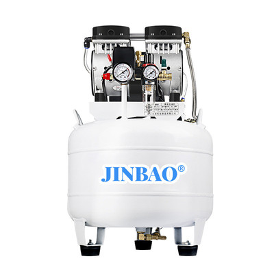 实验室空压机现货无油固定超静音小型slb35气泵活塞式空气压缩机