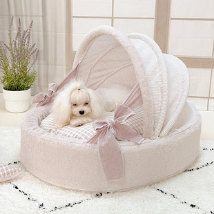 宝丽珍宠物马狗床四季通用摇篮尔济斯比熊可拆洗狗窝猫窝保暖