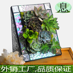 包邮 16051a 工厂直销几何玻璃花房多肉玻璃花房微景观小玻璃花房