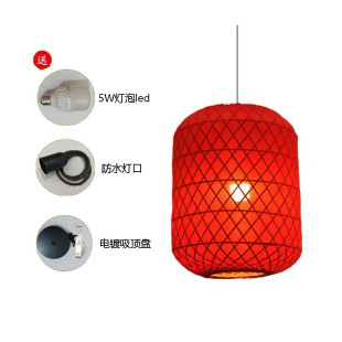 手工竹编农家院广告中风古风灯笼户外防晒民宿灯笼饭店厂批发