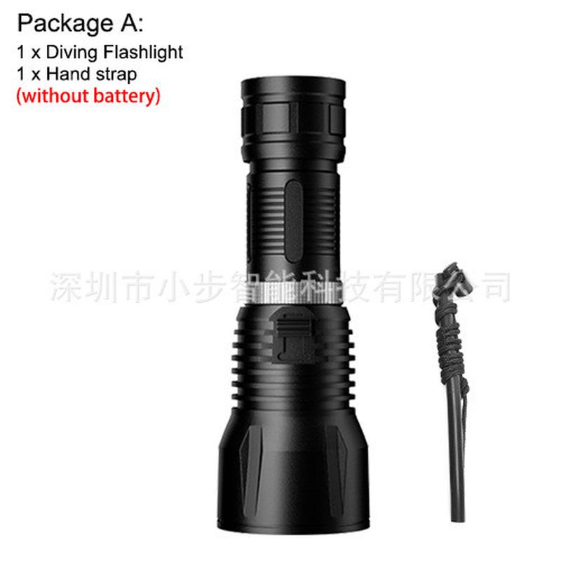 新款潜水照明灯p70灯高亮3000lm无极调光潜短款可选长款水灯