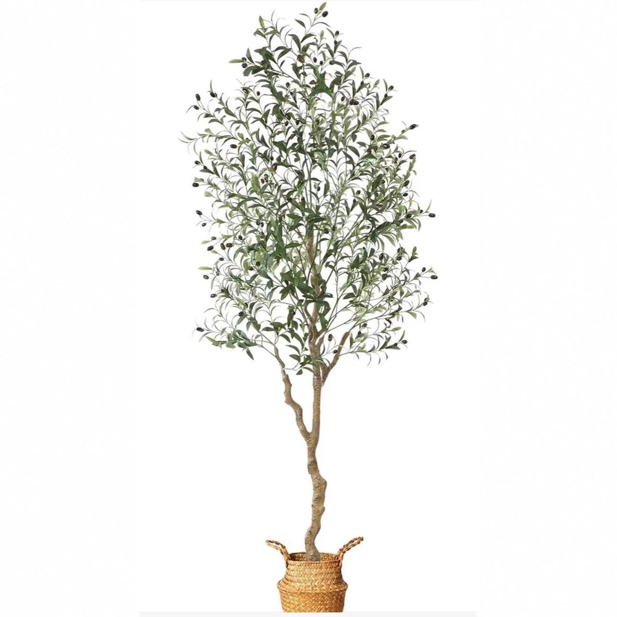 仿真橄榄树北欧风格家居客厅落地包邮假绿植盆栽景装饰品摆设室内