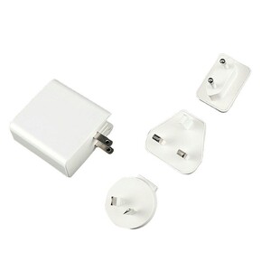 pd快充30w规带转换头12v2a白色ac插脚电源充电器插头中充电器美规