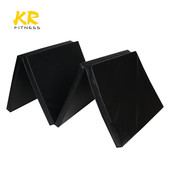 厂家批发PU革海绵垫运动折叠垫仰卧起坐垫子多功能健身器材垫