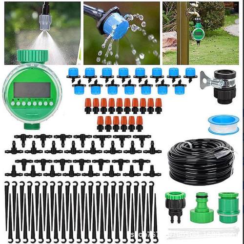 25米定时懒人浇花设备灌溉套装滴灌微喷器降温除尘