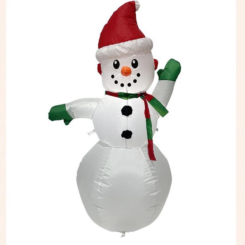 现货气模圣诞充气商场圣诞节雪人圣诞老人圣诞姜饼人圣诞卡通气模