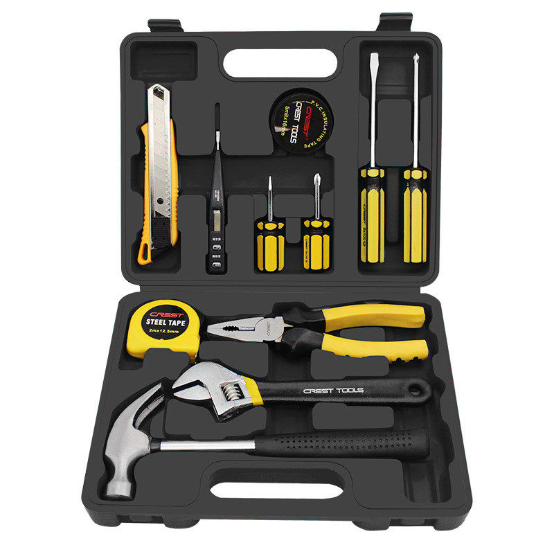 瑞德 12件套工具箱 家用五金组套房地产交房礼品logo 厂家直销