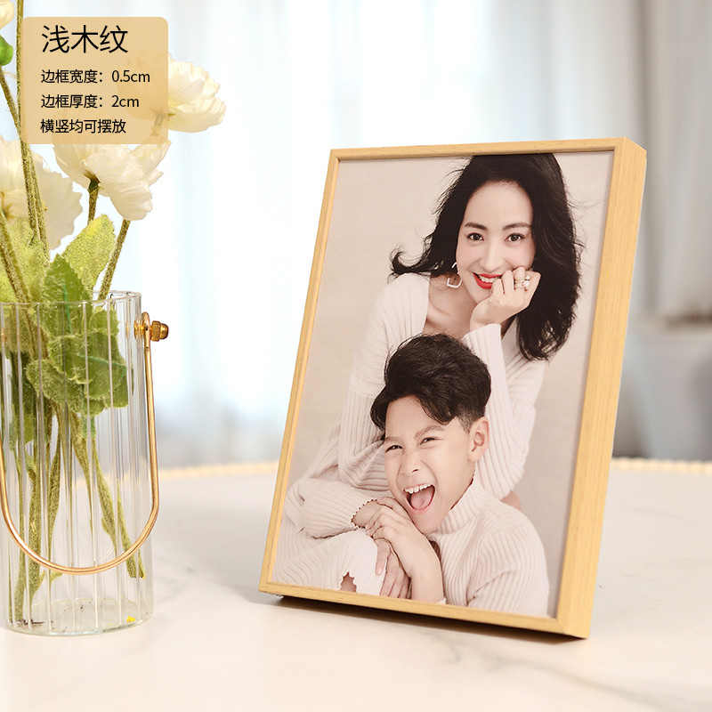 95n全家福摆台来图定制婚纱结婚照桌摆亲子寸加相框810照片打印