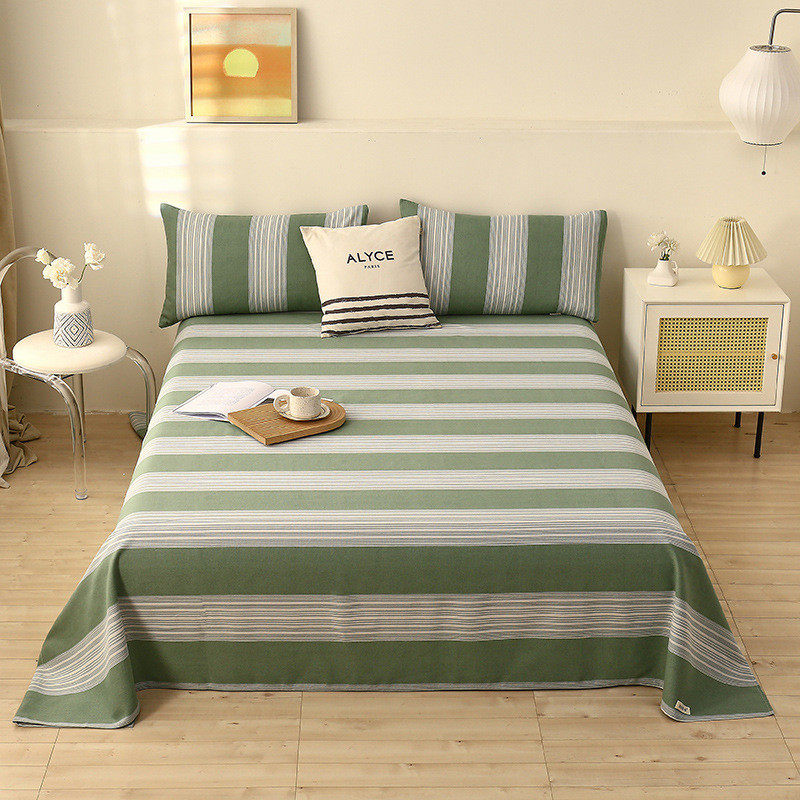 2024席子老粗布床单夏季凉席单件空调屋新款条纹床上用品家纺批发,床上用品,床单,淘宝优惠券,粉丝福利购,淘宝优惠卷