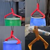 油桶吊钳吊钩铁桶塑料桶吊具抱桶式 桶夹大桶中吊小桶吊具夹具