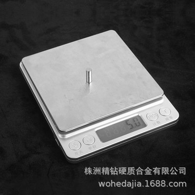 w材料合金圆柱石油行业配重高密度钨d5*14.1mm