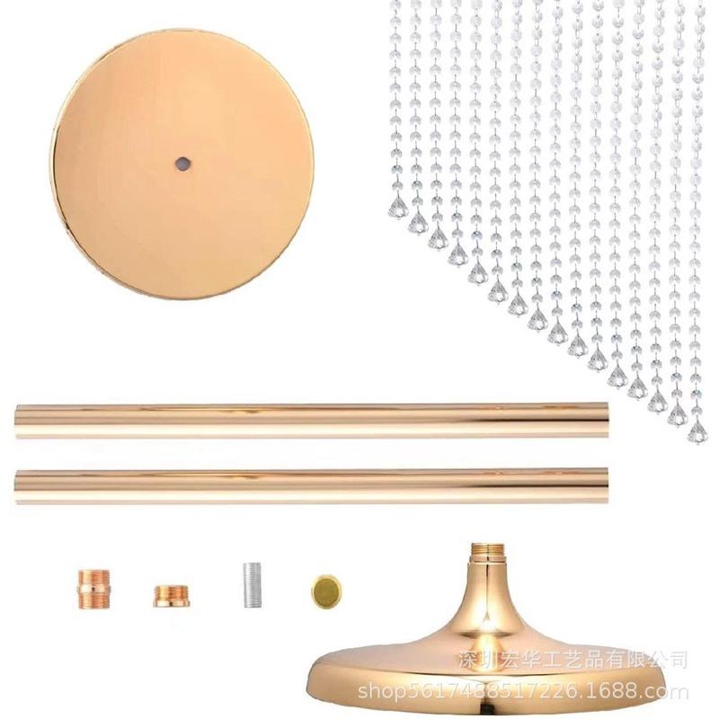 婚庆珠帘s型旋转摩天轮路引花器摆件婚礼堂道具桌花舞台橱窗布置