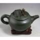 热销古玩批发复古制作茶壶酒壶紫砂壶青蛙绿色2