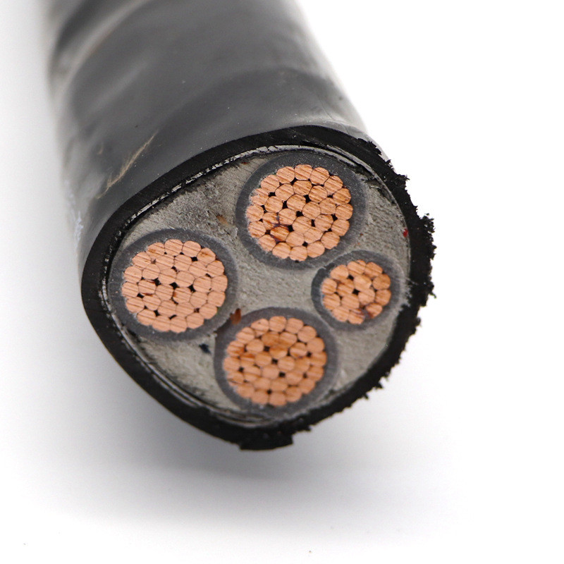 铜芯电缆线yjv3+1/4芯120/95/70/240/150/185平方四电力电缆yjv芯