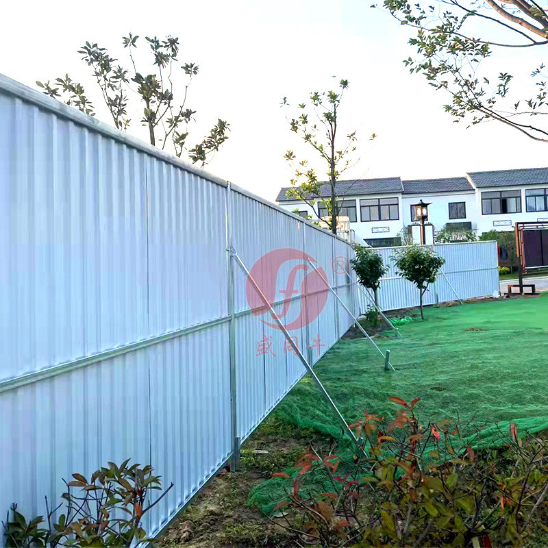 太仓铁皮彩钢瓦彩建筑工地临时pvc泡沫装配式施工围栏围挡钢围挡