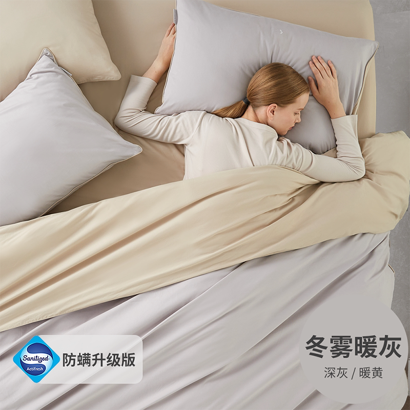 d4q8lasuntin防螨虫四件套秋冬床单床上用品床笠磨毛,床上用品,床品套件/四件套/多件套,淘宝优惠券,粉丝福利购,淘宝优惠卷