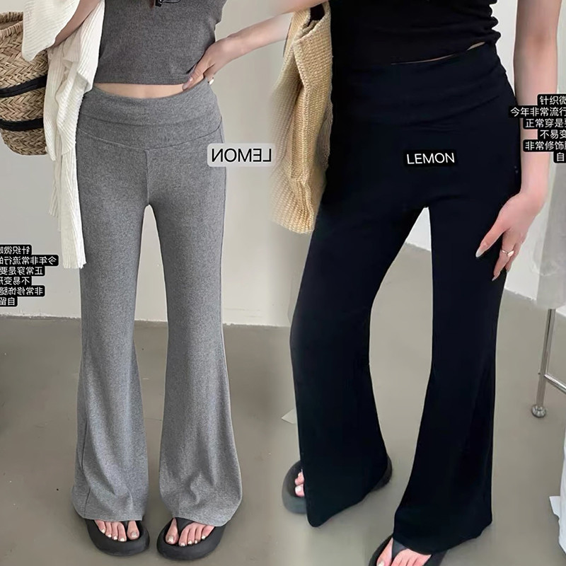 推荐孕妇裤子外穿2025新款夏季薄款莫代尔微喇叭裤宽松垂感休闲阔