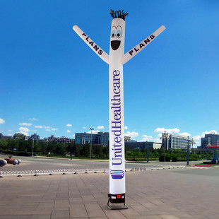 气模人舞星招手卡通空中开业活动双腿单腿跳舞者广告充气小丑模型