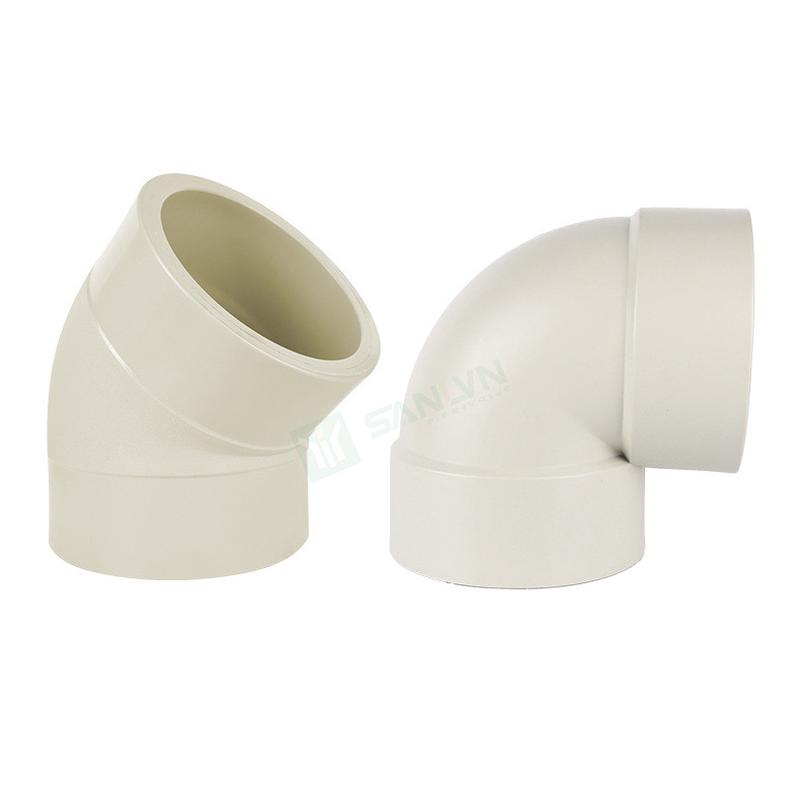 焊接对焊45°弯头ppr热熔90°弯头承插pph三仑防腐塑料管件