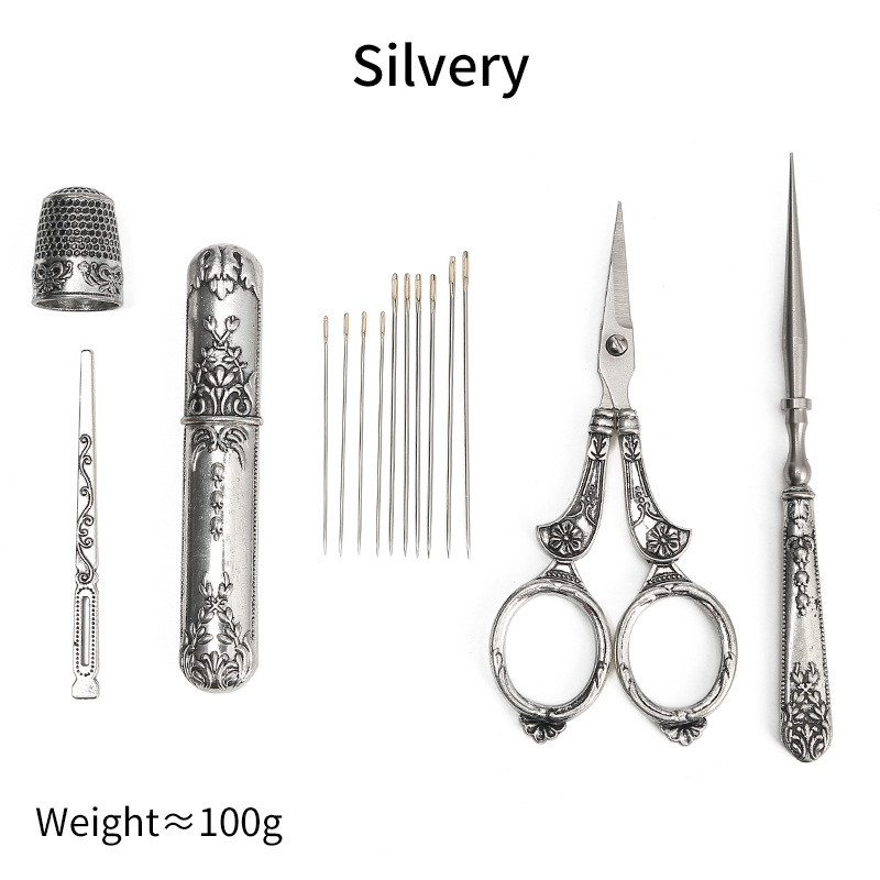欧式不锈钢复古剪刀组合婚庆剪套装手工小剪刀刺绣布艺古典剪纸剪