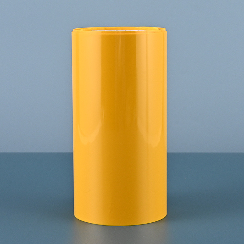 5cpet隔离离型膜可涂胶涂布聚酯黄色膜保护膜彩色pet单面硅油膜