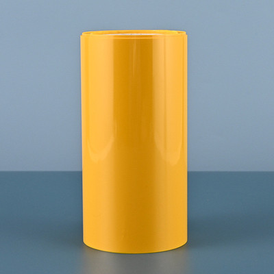 5cpet黄色离型膜可涂胶涂布聚酯单面膜保护膜彩色pet隔离硅油膜