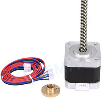 熱銷(xiāo)42直線絲桿步進(jìn)電機(jī)/34mm0.30n/t8絲桿電機(jī)/3d打印機(jī)/絲桿300