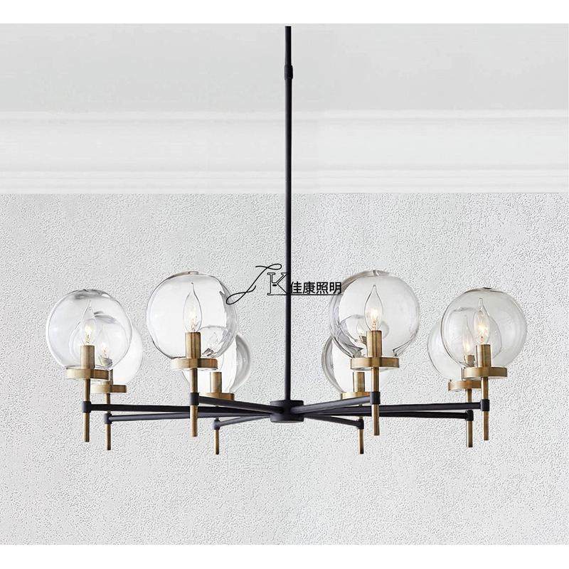 美规乡村农舍复古工业风铁艺loft客厅吊灯餐厅玻璃吊灯,家装灯饰光源,餐厅吊灯,淘宝优惠券,粉丝福利购,淘宝优惠卷