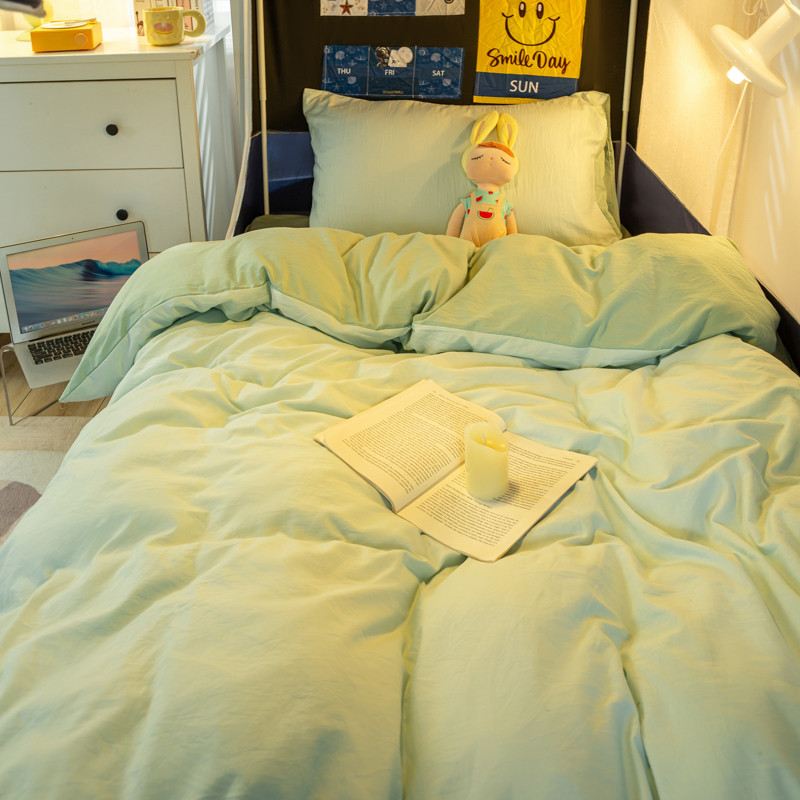 ip9d大学生宿舍床上三件套被套100高中单人床单非四件