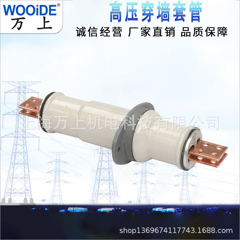 万上CWB-CB-10KV/200A-400A-600A户内12KV高压陶瓷铜排穿墙套管