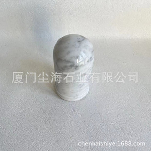 饰 简约天然大理石牙签筒可拆卸设计摆件家居酒店餐厅桌面棉签盒装
