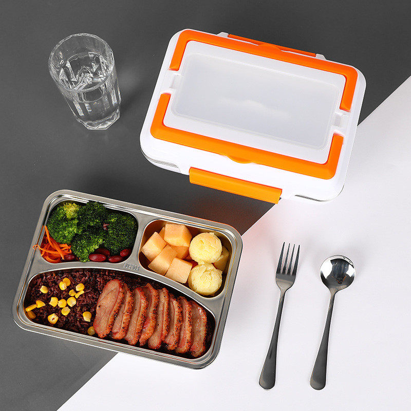 新款充电加热饭盒不锈钢304电热饭盒车载家用保温饭盒电商,餐饮具,饭盒/保温桶/保温提锅,淘宝优惠券,粉丝福利购,淘宝优惠卷