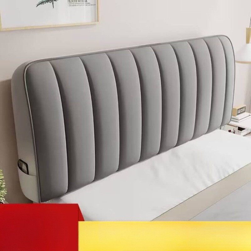新款简约床头罩套加厚高级感夹棉软包靠背软包全包万能通用瑞之银,收纳整理,按摩椅防尘罩,淘宝优惠券,粉丝福利购,淘宝优惠卷