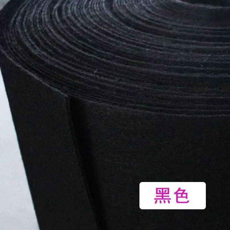 工业毛毡吸油毛毡加背胶走廊油毛毡地面吸油毯自粘背景墙车间布垫