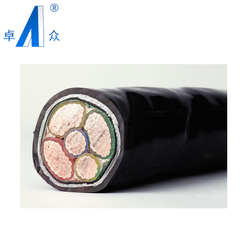 热销zr-，-0.6/1kv-3*120+1*70阻燃电力电缆yjv铜芯硬线国标保检