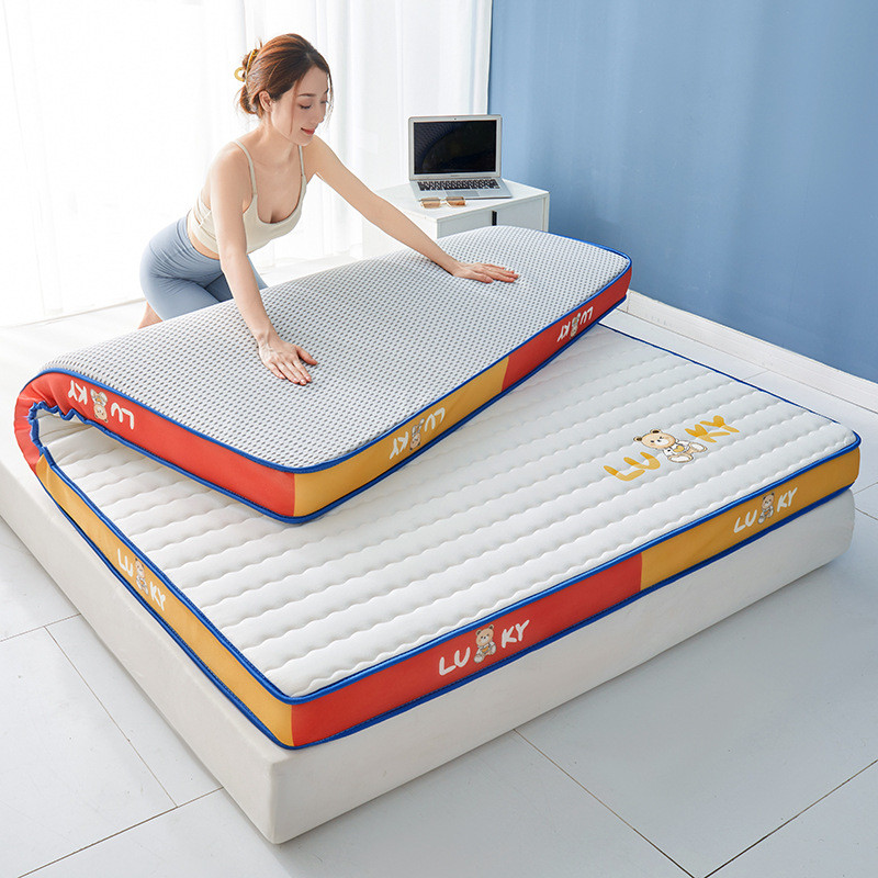 学生宿舍软垫榻榻米床垫铺底乳胶加厚床垫家用1.8m被海绵床褥垫子