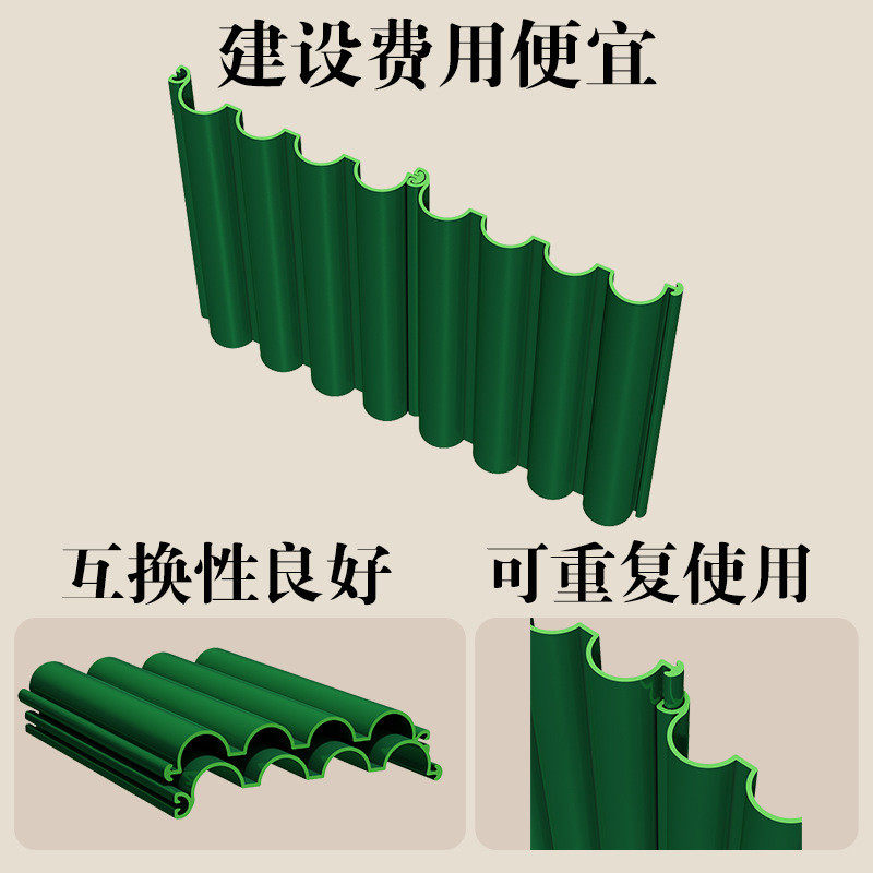 热销pvc材料、718生态河道板防渗、河道护坡、桩阻断、结实耐用