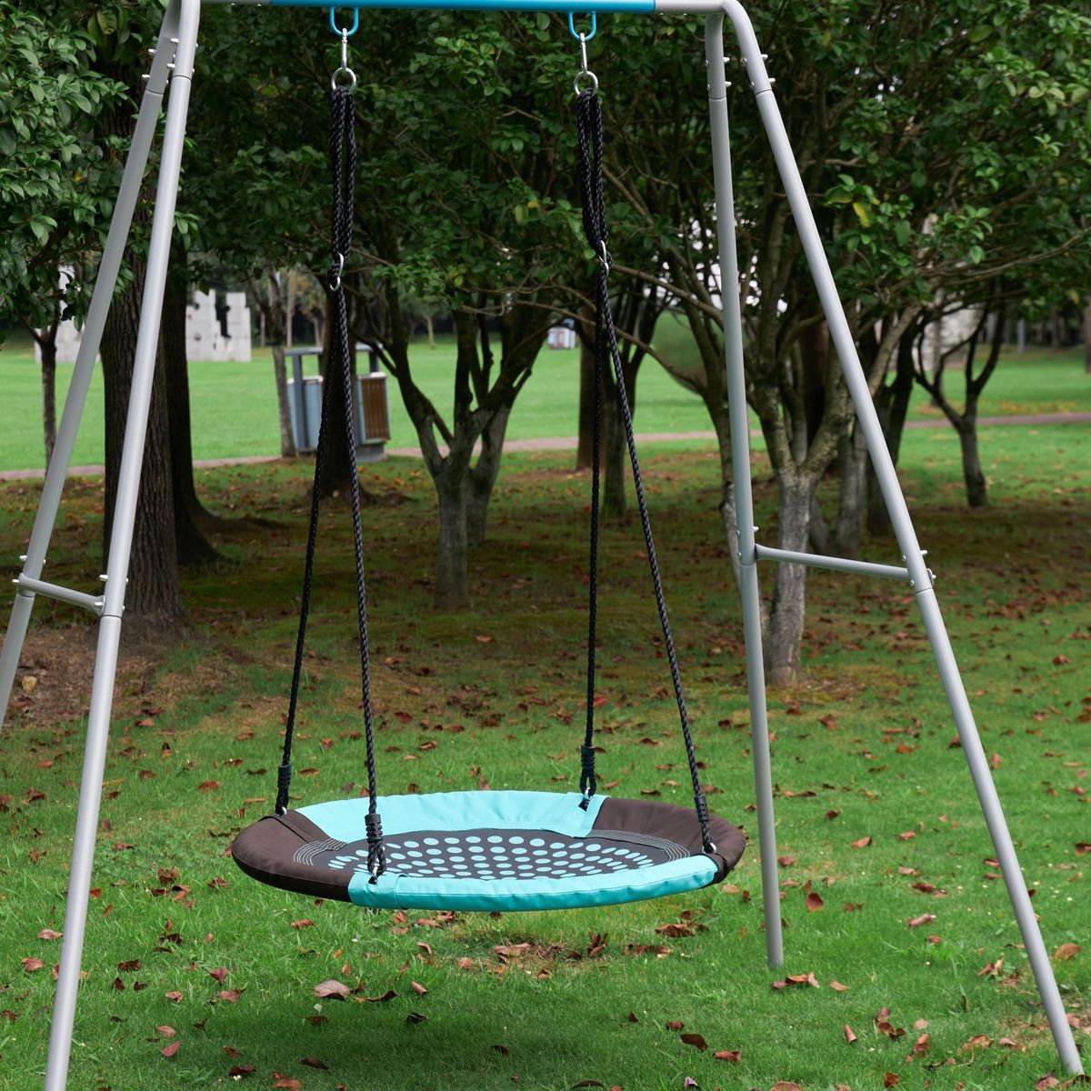 定制幼儿园户外秋千室外庭院吊椅网红秋千架儿童小区公园游乐设施