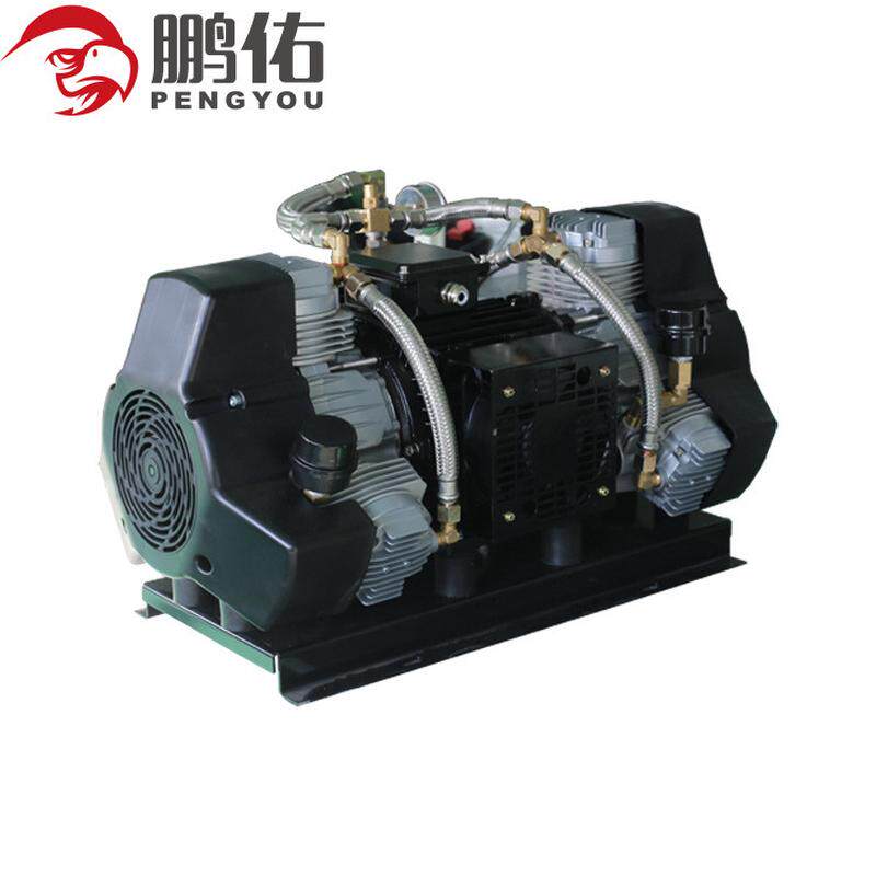鹏佑高端长寿命排续性工作低长时间温造雪机专用无油静音空压机