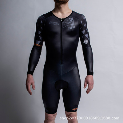 bioracer团队连体衣 男子户外运动 山地车服 9D坐垫 骑行比赛服装