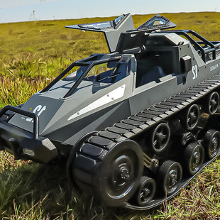 热销跨境新款 甲车ev2四驱高速漂移履带合金攀 供应越野遥控坦克装
