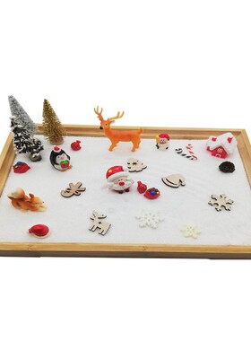 气氛促销圣诞主题微观沙盘家居假日调节装饰品工艺品微景观orit