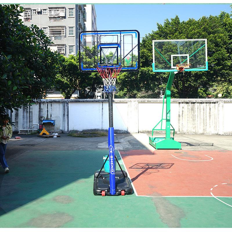 儿童户外室内移动式篮球架可升降篮球架青少年标准成人训练篮球架