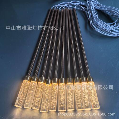 婚庆发光吊顶10头火柴灯吊灯派对布置氛围感礼堂婚奥斯卡亚克力棒