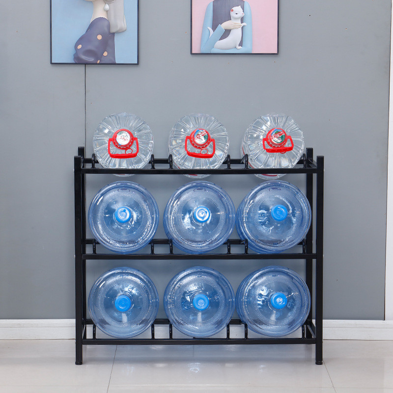 水桶架345层单排双排可放10桶水饮水机水桶放置架置物架厂家销售