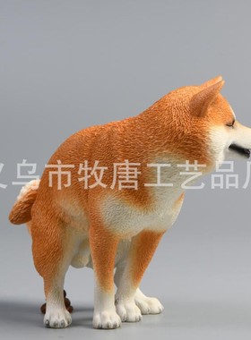 2024新款大便柴犬粗俗雕像厕所浴室装饰树脂创意有趣母亲节