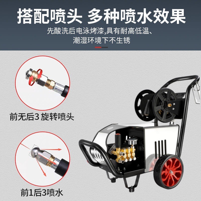 电动高压管道疏通机清洗机柴油汽油物业水老鼠下水道大型清洗设备