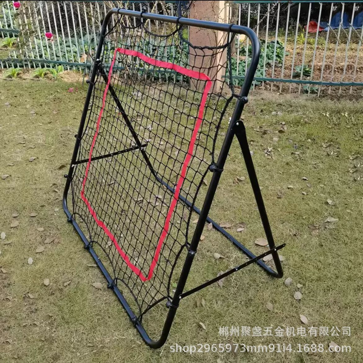 反弹便携棒球训练户外网练习垒球橄榄球回弹球网回弹网加厚可调节