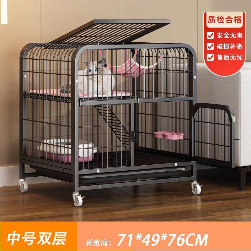 猫笼家用室内超大空间带厕所一体猫别墅加粗加固猫舍猫窝猫咪笼子