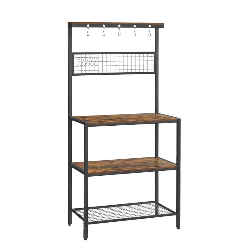 厂家生产微波炉架家用收纳储物架多功能烤箱厨房置物架落地多层